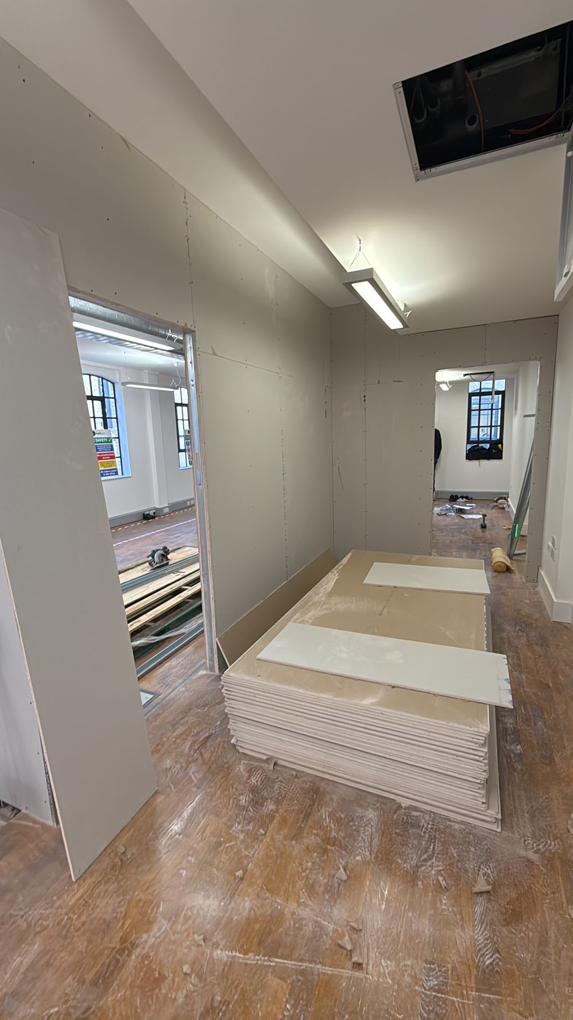 Completed office space